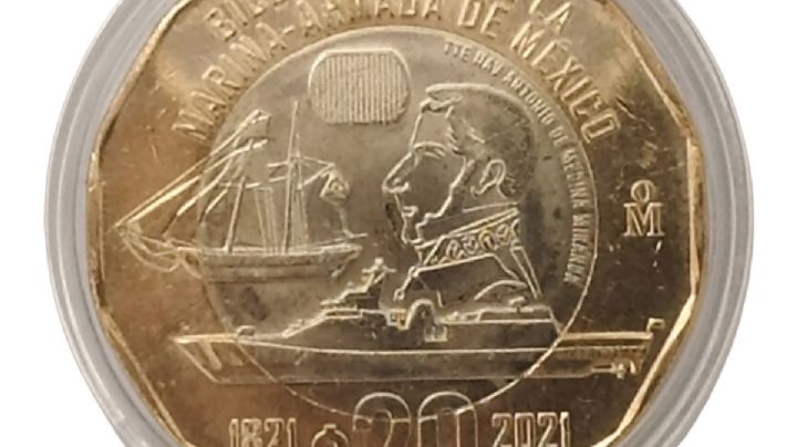 Bicentenario de la Marina: la moneda de 20 pesos que podría pagar tu hipoteca