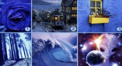 Dime cuál de estas imágenes azules del Test Visual llama tu atención: sabrás si tienes el don de la comunicación