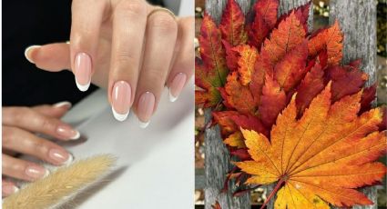 La manicura francesa con los colores del otoño: los mejores diseños de Nail Art para uñas cortas