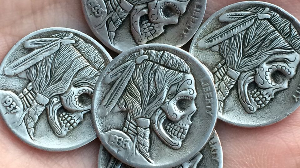 Monedas conocidas como Hobo Nickel. Fuente: (Instagram)