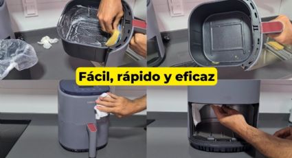 Limpieza exprés: cómo usar esta fruta para dejar impecable tu freidora de aire en minutos