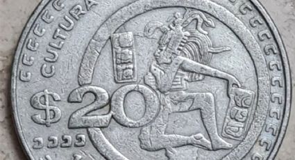 Conoce el sorprendente valor de la moneda de 20 pesos de Cultura Maya y el jugador de pelota