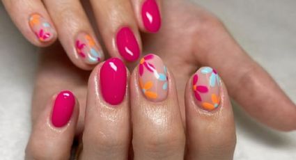 Ni amarillo mantequilla ni colores neón: los Nail Art del verano llevan el color de las flores