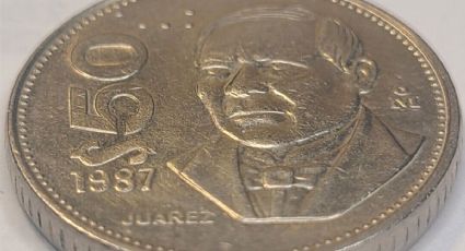 Benito Juárez en tu monedero: esta moneda de 50 pesos vale hoy 80 mil