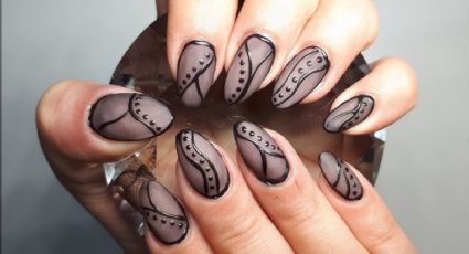 La reversión más sofisticada de uñas negras: los diseños de Nail Art que conjugan atrevimiento y elegancia