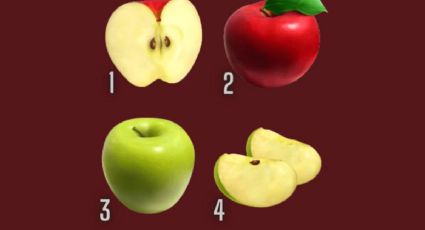 Al elegir una de las manzanas sabrás en menos de un minuto si eres inteligente: sencillo test visual