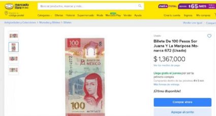 ¡Sor Juana millonaria! Descubre el billete de 100 pesos que vale más de 1 millón